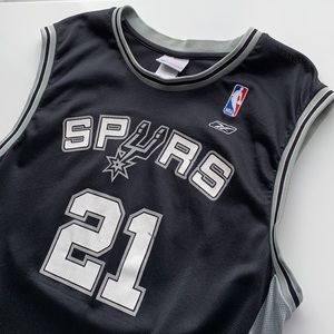 Vintage Tim Duncan San Antonio Spurs Reebok Jersey